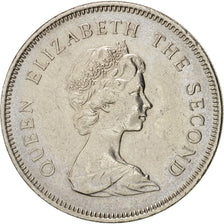 Hong Kong, Elizabeth II, Dollar, 1960, EF(40-45), Copper-nickel, KM:43