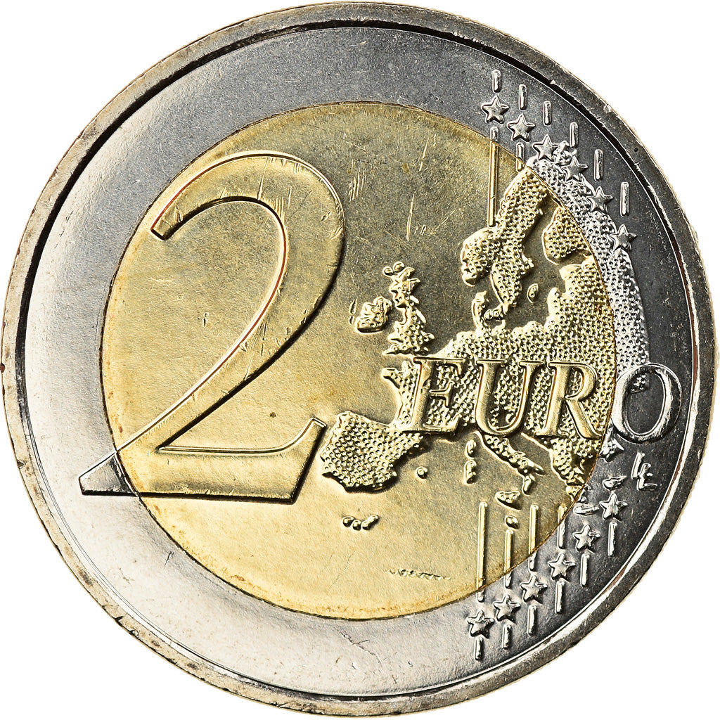 Malta, 2 Euro, Heart, 2016, Colourized, MS(63), Bi-Metallic, KM:New