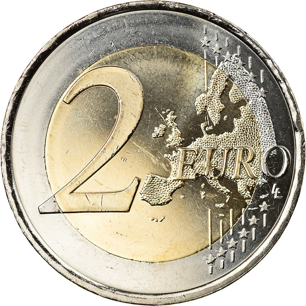 Andorra, 2 Euro, 70 Des Droits de l Homme, 2018, Colourized, MS(63)