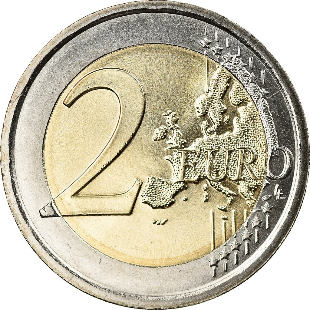 Italy, 2 Euro, 80 ans du corps national des sapeurs pompiers, 2020, Colourized