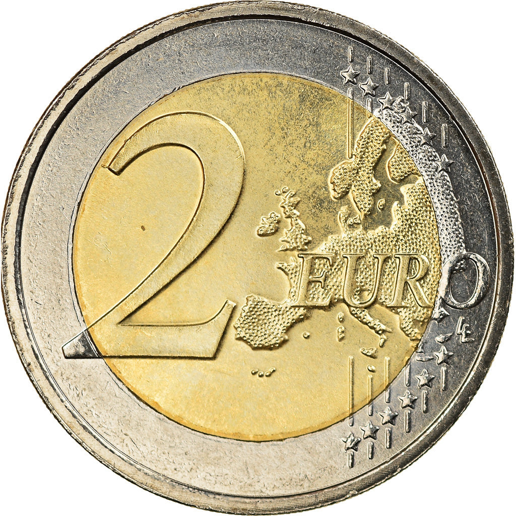Luxemburg, 2 Euro, Grands Ducs de Luxembourg, 2012, Utrecht, Colourized, UNZ
