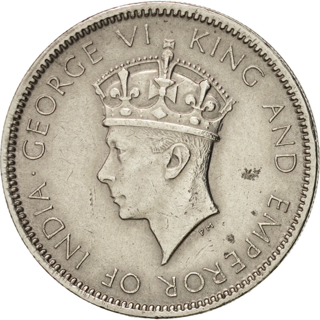 Hong Kong, George VI, 10 Cents, 1937, TTB, Nickel, KM:21