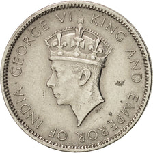 Hong Kong, George VI, 10 Cents, 1937, TTB, Nickel, KM:21