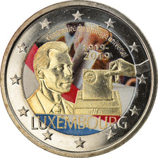 Luxembourg, 2 Euro, 100 ans du suffrage Universel, 2019, Colourized, MS(63)