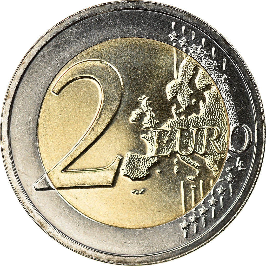 Luxembourg, 2 Euro, 100 ans du suffrage Universel, 2019, Colourized, MS(63)