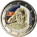 Greece, 2 Euro, Manolis Andronikos, 2019, Colourized, MS(63), Bi-Metallic