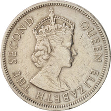 Hong Kong, Elizabeth II, Dollar, 1960, EF(40-45), Copper-nickel, KM:31.1