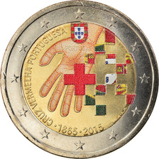 Portugal, 2 Euro, 150ème anniversaire de la Croix-Rouge portugaise, 2015