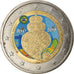 Portugal, 2 Euro, Equipa olimpica, 2016, Colourized, MS(63), Bi-Metallic, KM:New