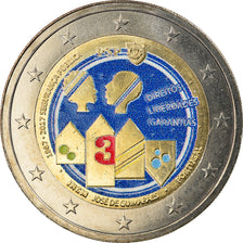 Portugal, 2 Euro, Police de sécurité publique, 2017, Colourized, MS(63)