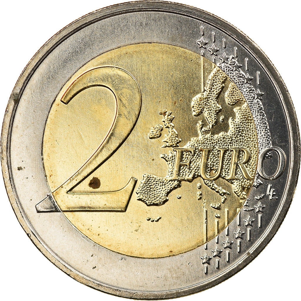 Portugal, 2 Euro, Police de sécurité publique, 2017, Colourized, MS(63)