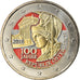 Austria, 2 Euro, 100 ans Austria Republique, 2018, Colourized, MS(63)