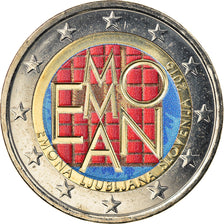 Słowenia, 2 Euro, Emona Ljublina, 2015, Colourized, MS(63), Bimetaliczny