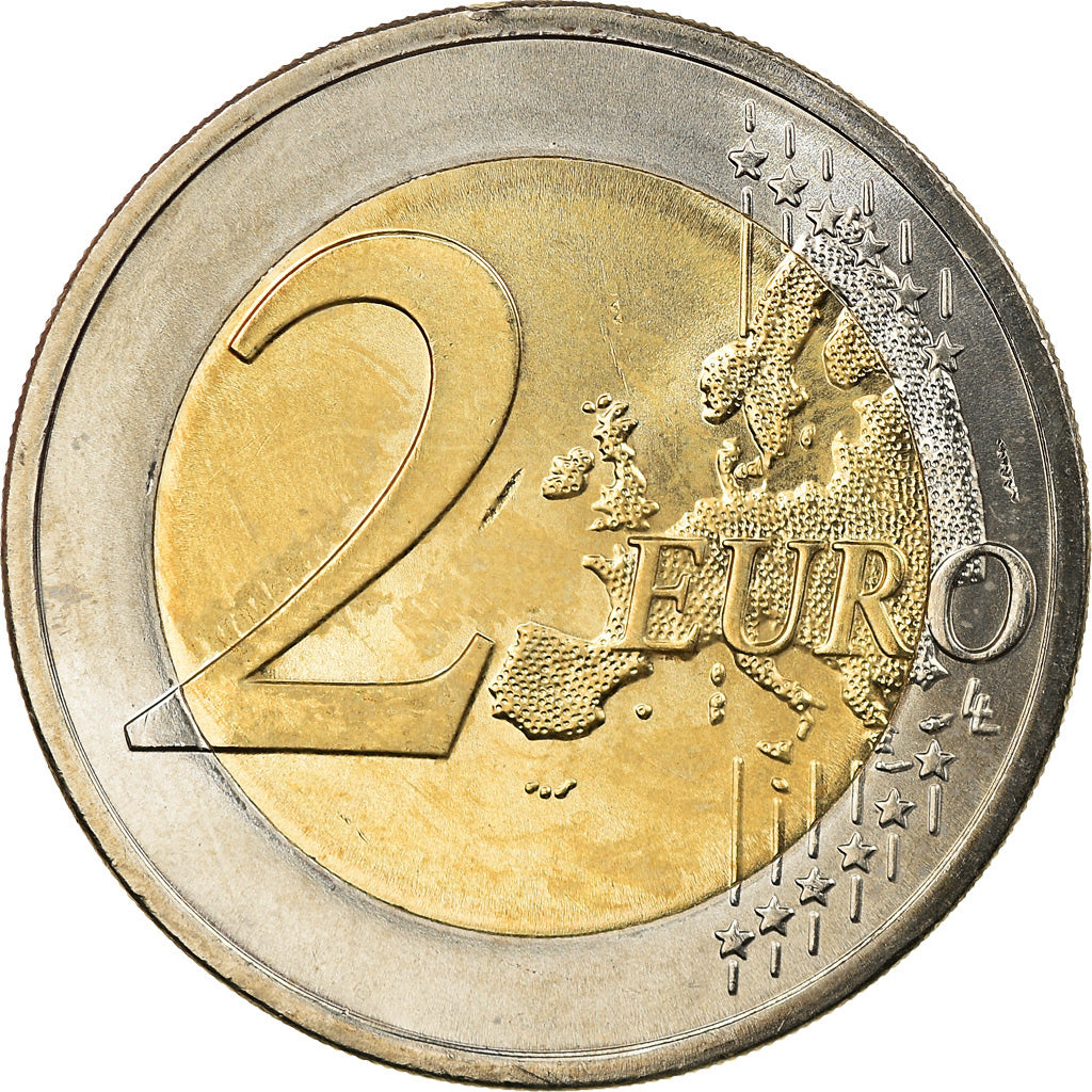 Slovakia, 2 Euro, Visegrad, 2011, Colourized, MS(63), Bi-Metallic, KM:New