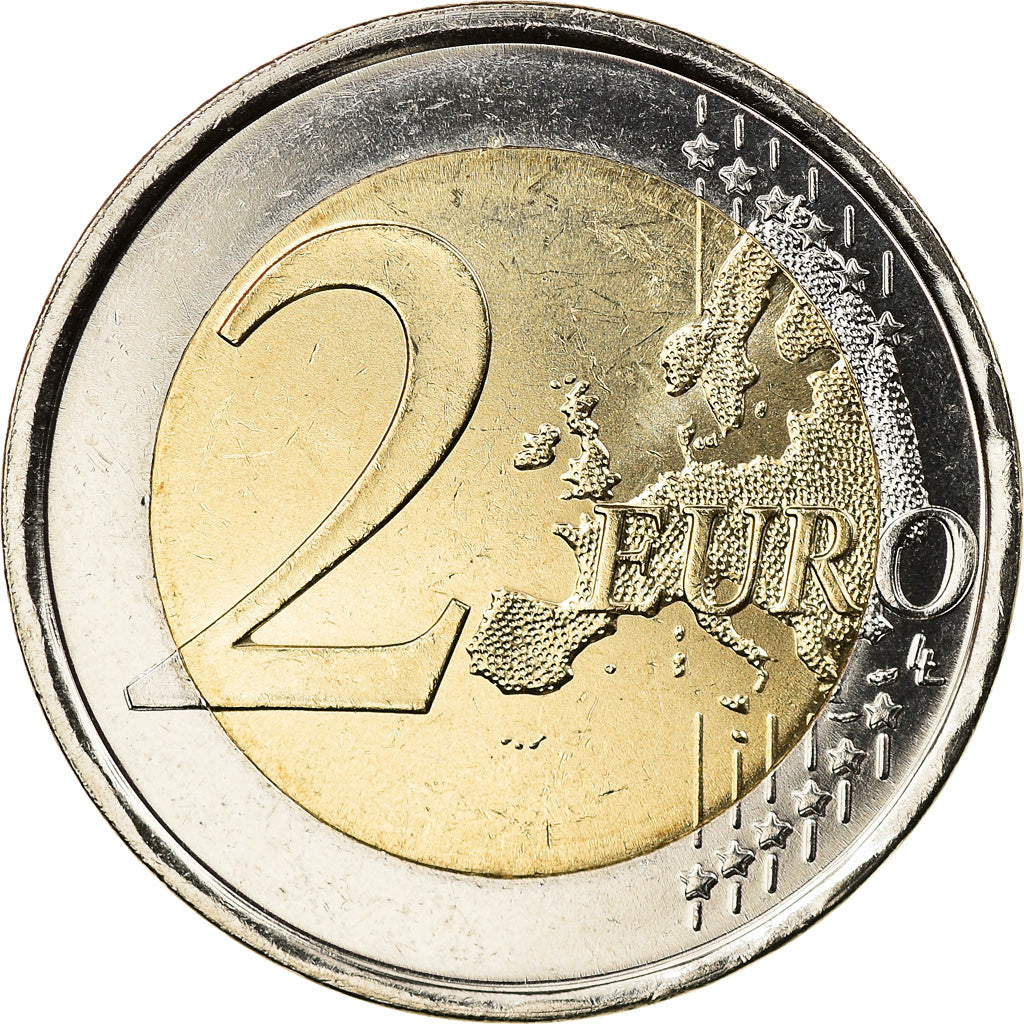Spagna, 2 Euro, Burgos, 2012, Madrid, Colourized, SPL, Bi-metallico, KM:1254