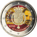 Spain, 2 Euro, 50ème anniversaire de Felipe VI, 2018, Colourized, MS(63)