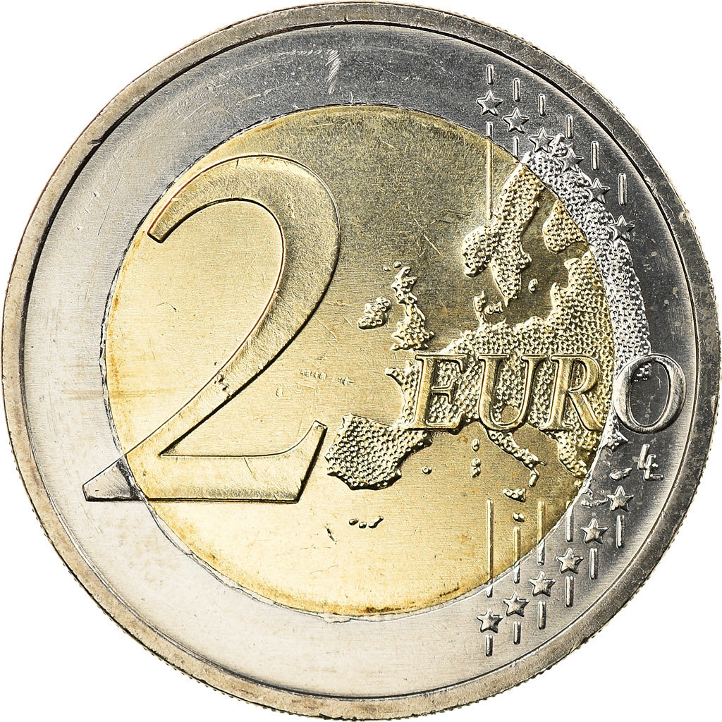 ALEMANIA - REPÚBLICA FEDERAL, 2 Euro, Sachsen, 2016, Berlin, Colourized, SC