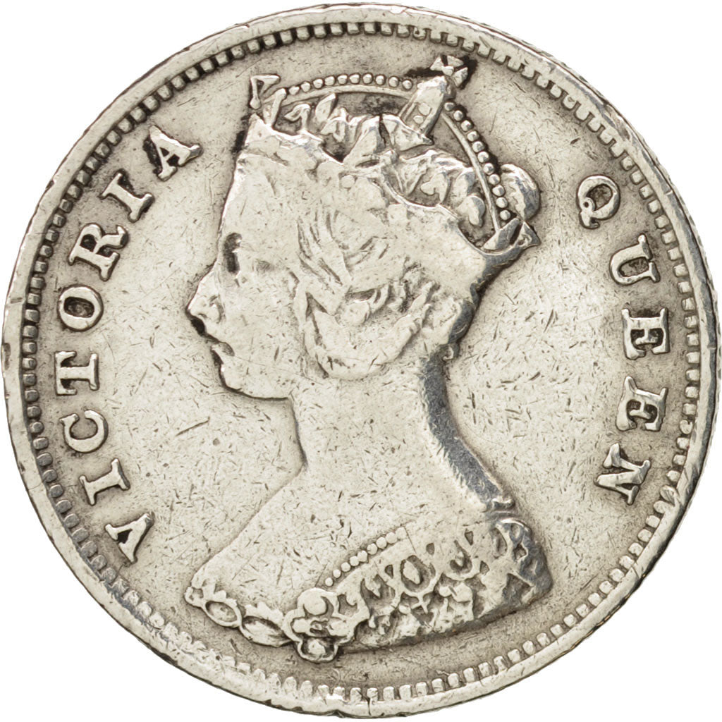 Hong Kong, Victoria, 10 Cents, 1995, EF(40-45), Silver, KM:6.3