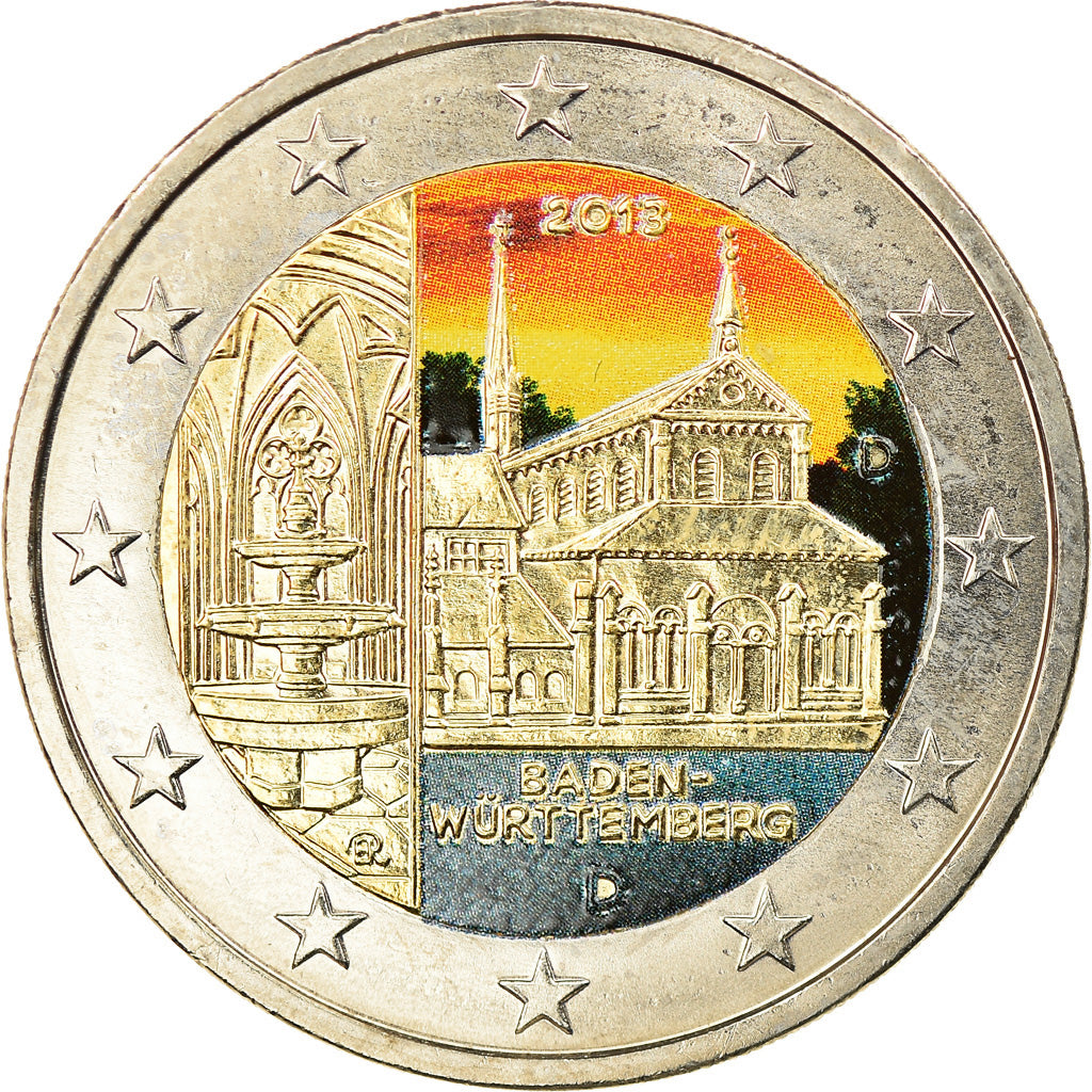 GERMANIA - REPUBBLICA FEDERALE, 2 Euro, Baden-Wurttemberg, 2013, Munich