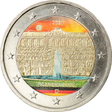 GERMANIA - REPUBBLICA FEDERALE, 2 Euro, Brandenburg, 2020, Munich, Colourized