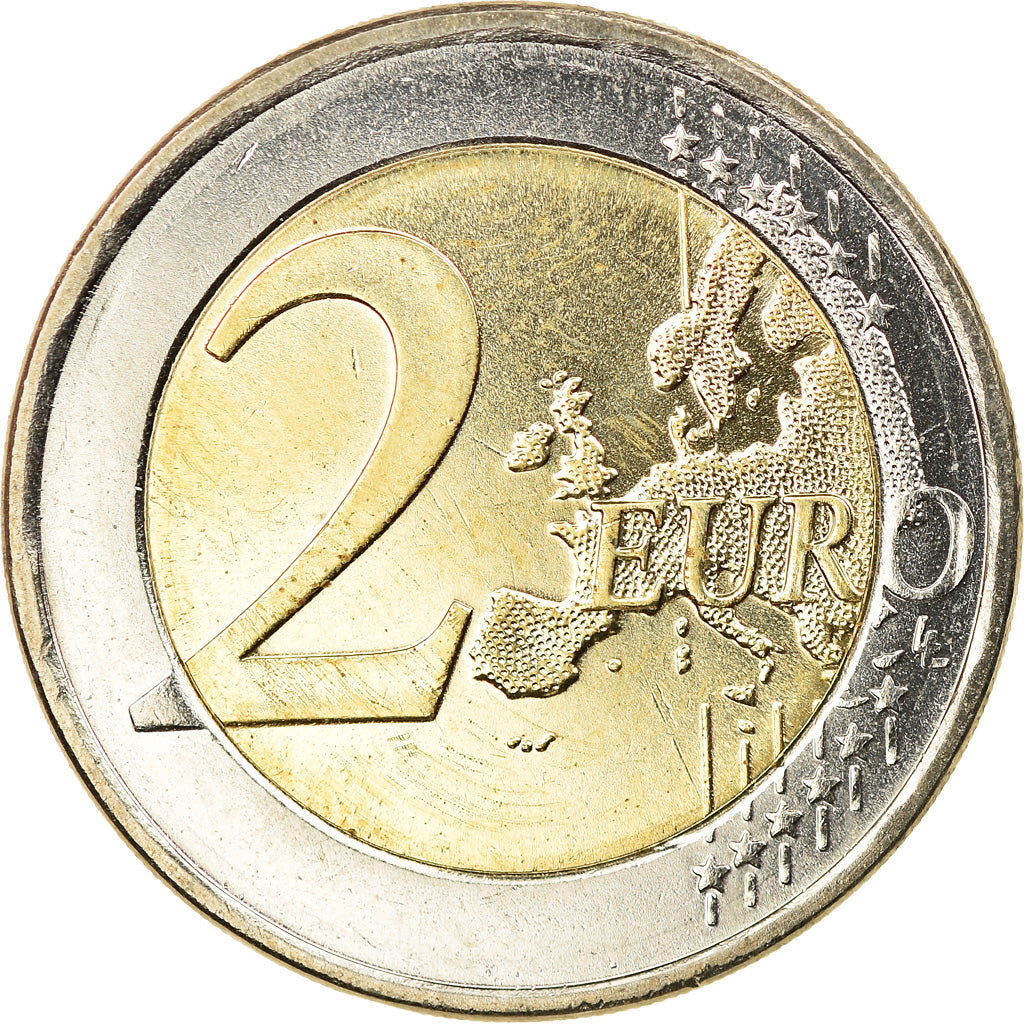Finland, 2 Euro, Autonomy, 2009, Vantaa, Colourized, MS(63), Bi-Metallic, KM:149