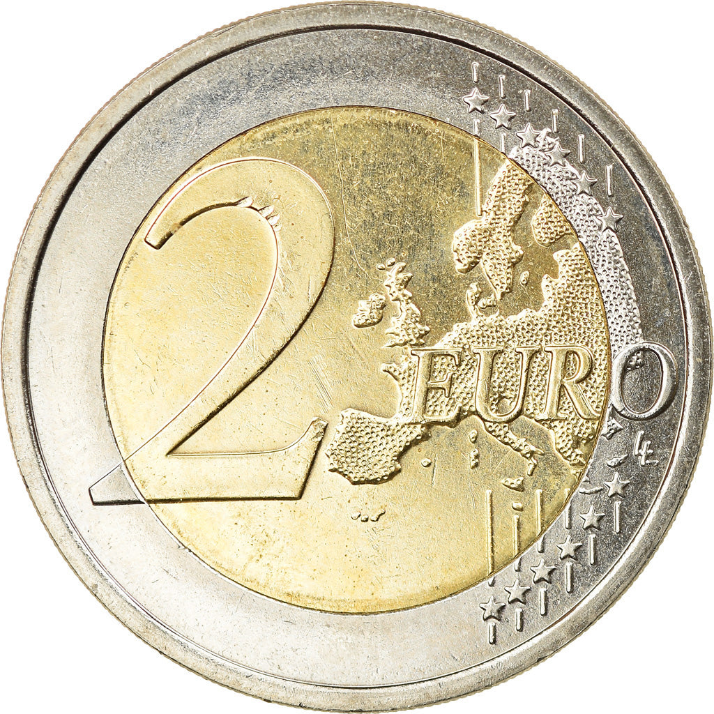 Finland, 2 Euro, Tove Jansson, 2014, Colourized, MS(63), Bi-Metallic, KM:New