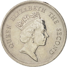Hong Kong, Elizabeth II, Dollar, 1990, SS+, Copper-nickel, KM:63