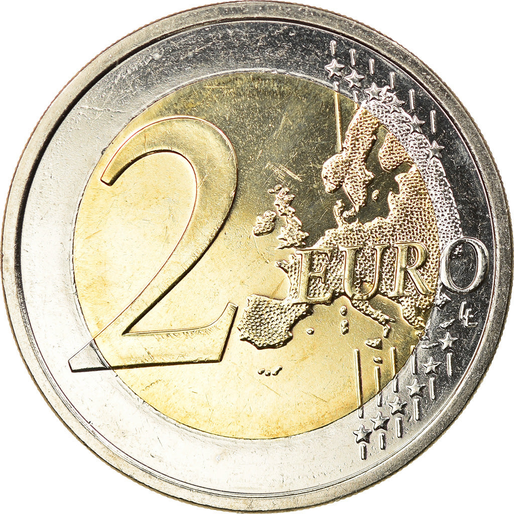 Finlandia, 2 Euro, Nature nordique : La flore., 2017, Colourized, SPL