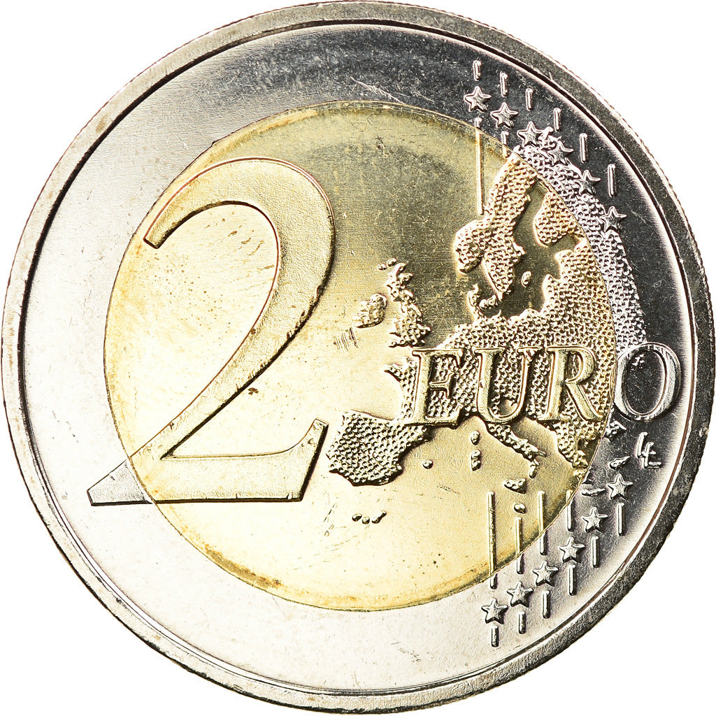 Latvia, 2 Euro, Riga, 2014, Colourized, MS(63), Bi-Metallic, KM:New