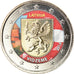 Latvia, 2 Euro, Vidzeme, 2016, Colourized, MS(63), Bi-Metallic, KM:New
