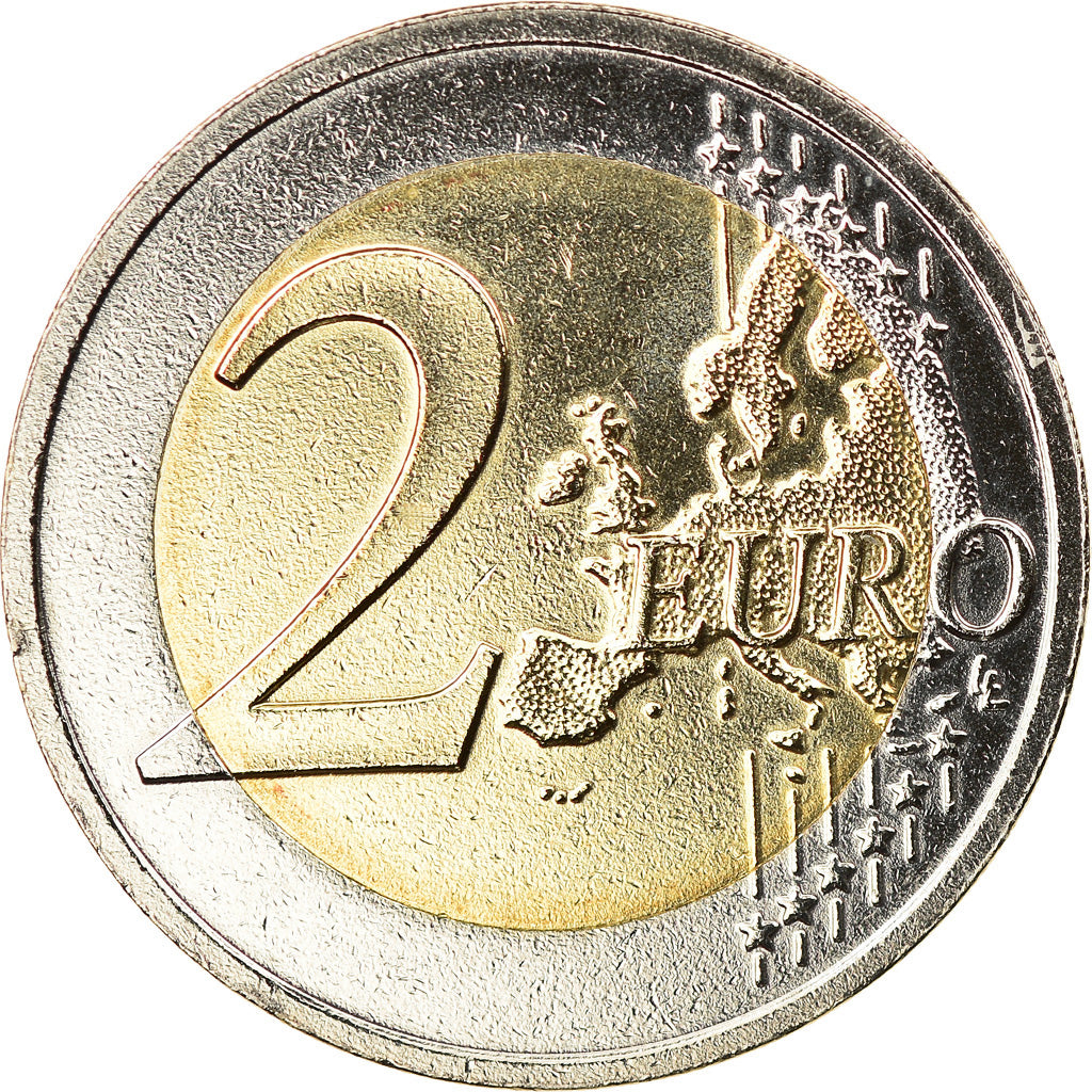 Latvia, 2 Euro, Vidzeme, 2016, Colourized, MS(60-62), Bi-Metallic, KM:New