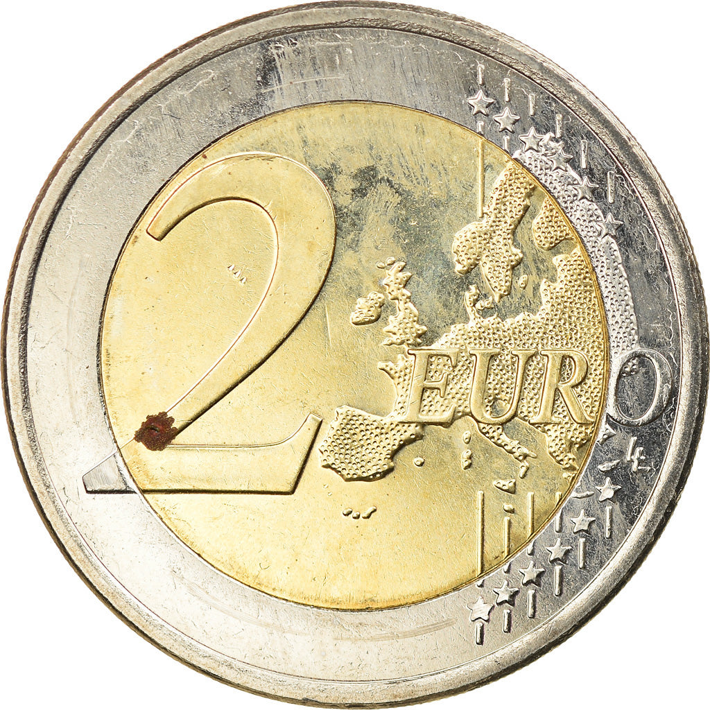Estonia, 2 Euro, Geographical image of Estonia, 2011, Colourized, MS(63)