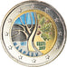 Estonia, 2 Euro, Route vers l'indépendance, 2017, Colourized, MS(63)