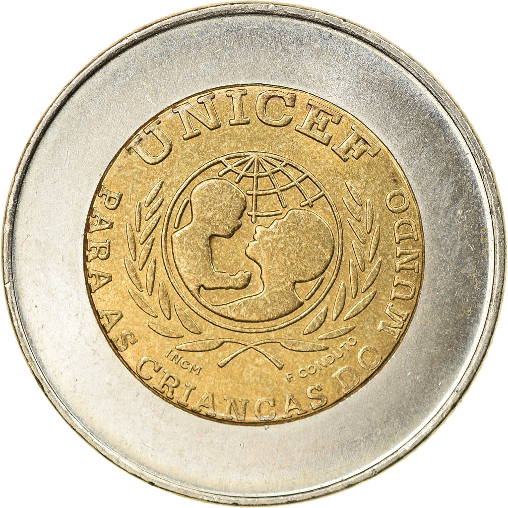 Monnaie, Portugal, 100 Escudos, 1999, Lisbonne, TTB+, Bimétallique, KM:722.2