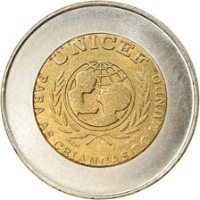 Monnaie, Portugal, 100 Escudos, 1999, Lisbonne, TTB+, Bimétallique, KM:722.2