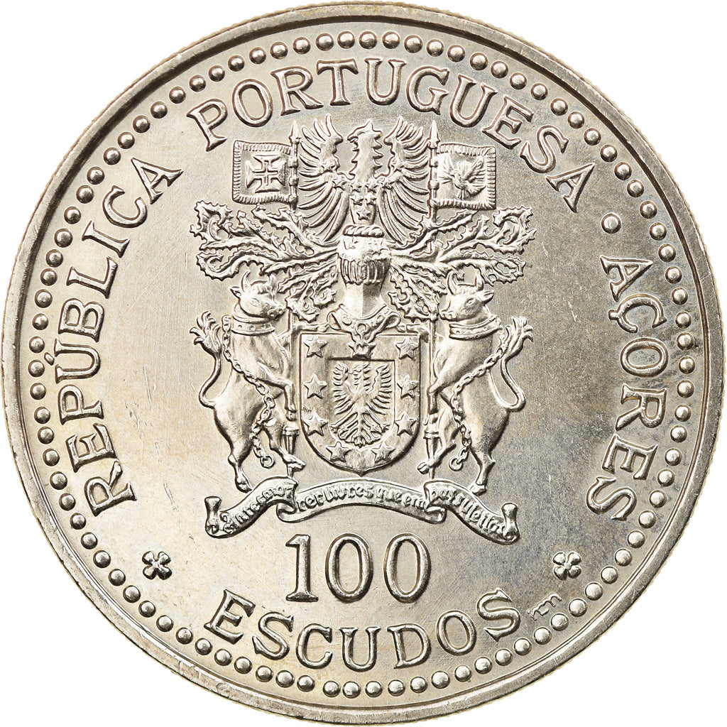 Coin, Portugal, 100 Escudos, 1986, Lisbon, AU(55-58), Copper-nickel, KM:637