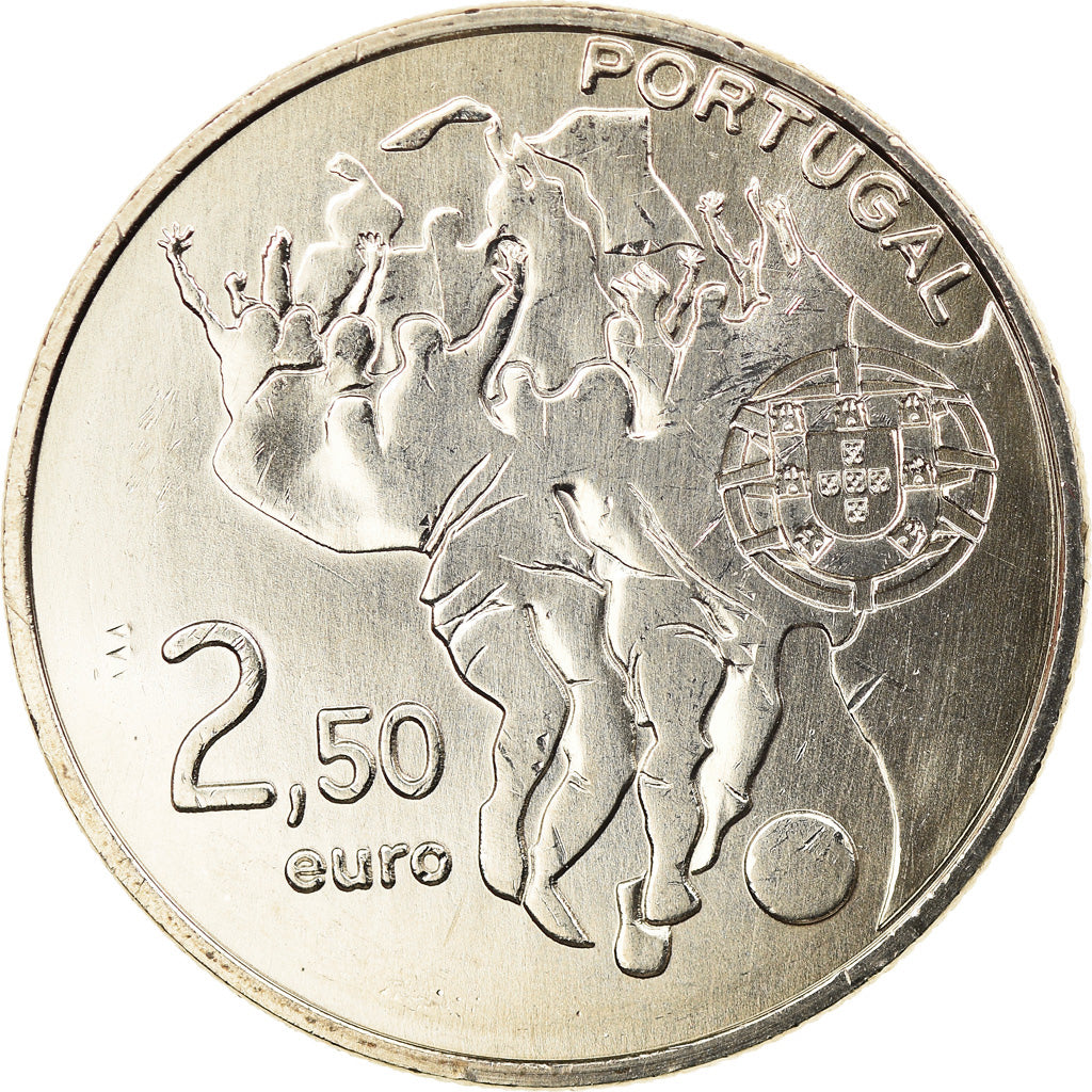 Portogallo, 2-1/2 Euro, 2010, Lisbon, SPL, Rame-nichel, KM:797