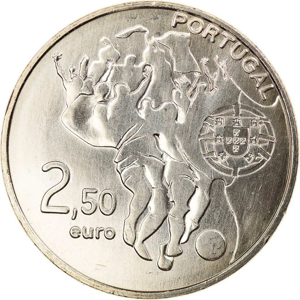 Portugal, 2-1/2 Euro, 2010, Lisbon, EBC+, Cobre - níquel, KM:797