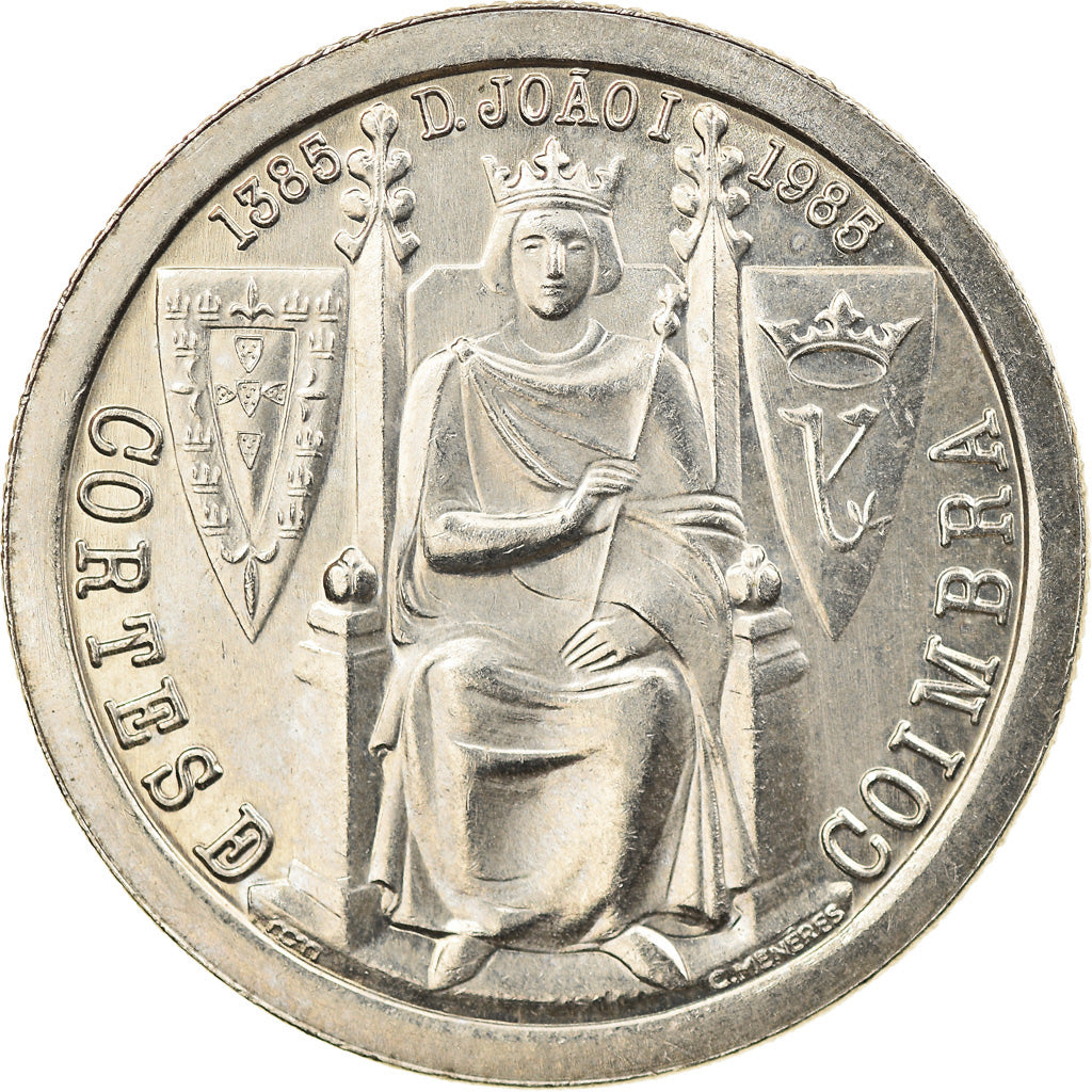 Moneda, Portugal, 25 Escudos, 1985, EBC, Cobre - níquel, KM:627