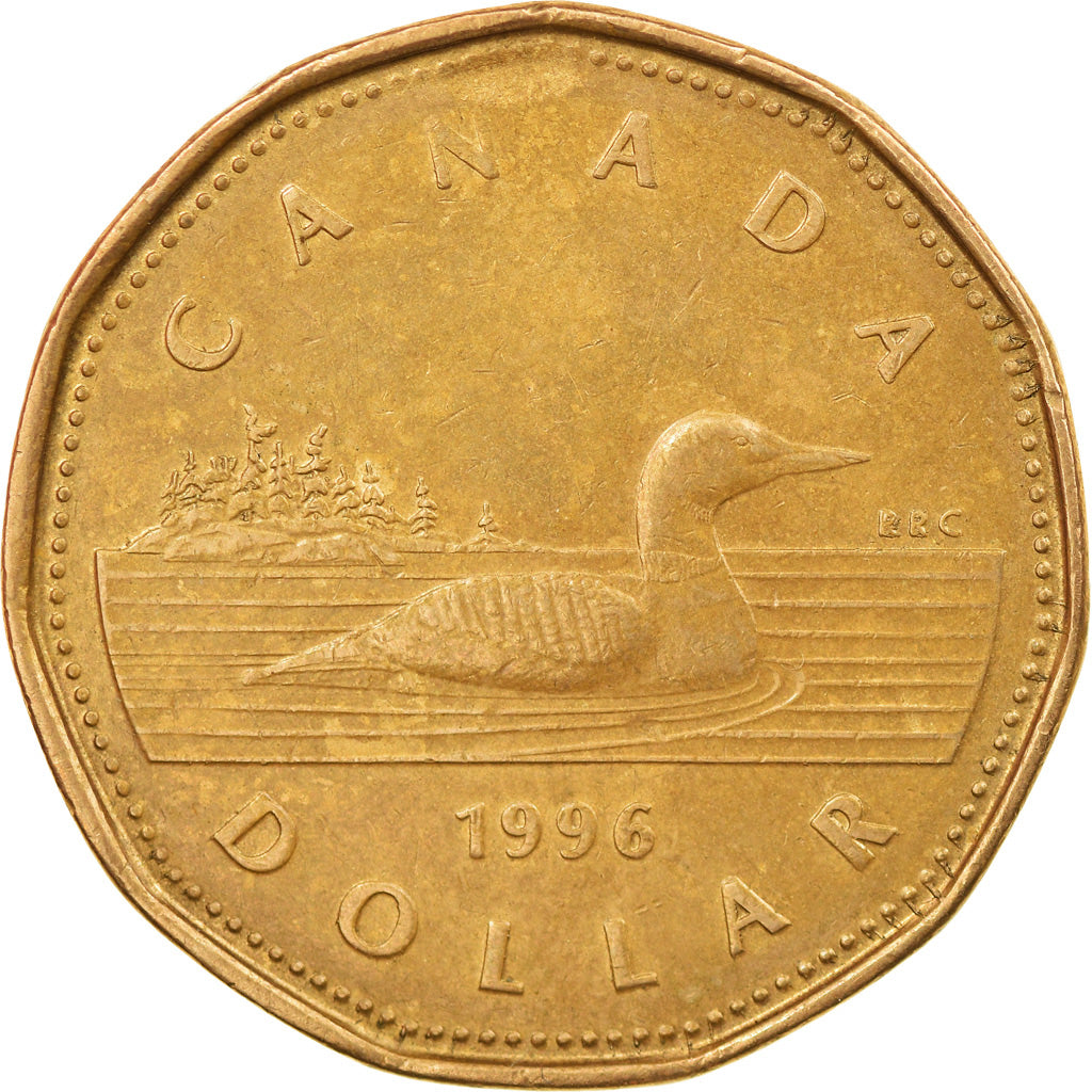 Moneta, Canada, Elizabeth II, Dollar, 1996, Royal Canadian Mint, Ottawa