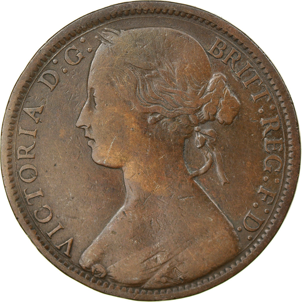 Monnaie, Grande-Bretagne, Victoria, Penny, 1862, TB+, Bronze, KM:749.2