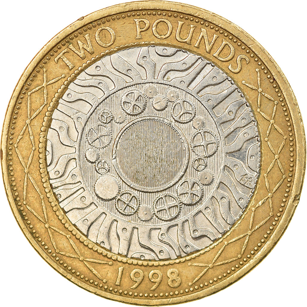 Coin, Great Britain, Elizabeth II, 2 Pounds, 1998, EF(40-45), Bi-Metallic