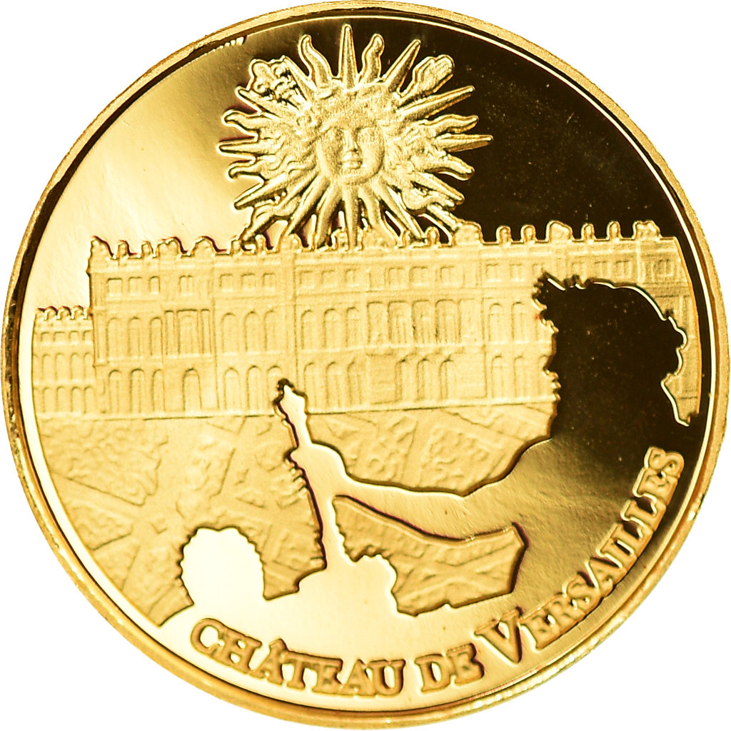 Frankreich, 5 Euro, Le Château de Versailles, 2011, Paris, BE, STGL, Gold