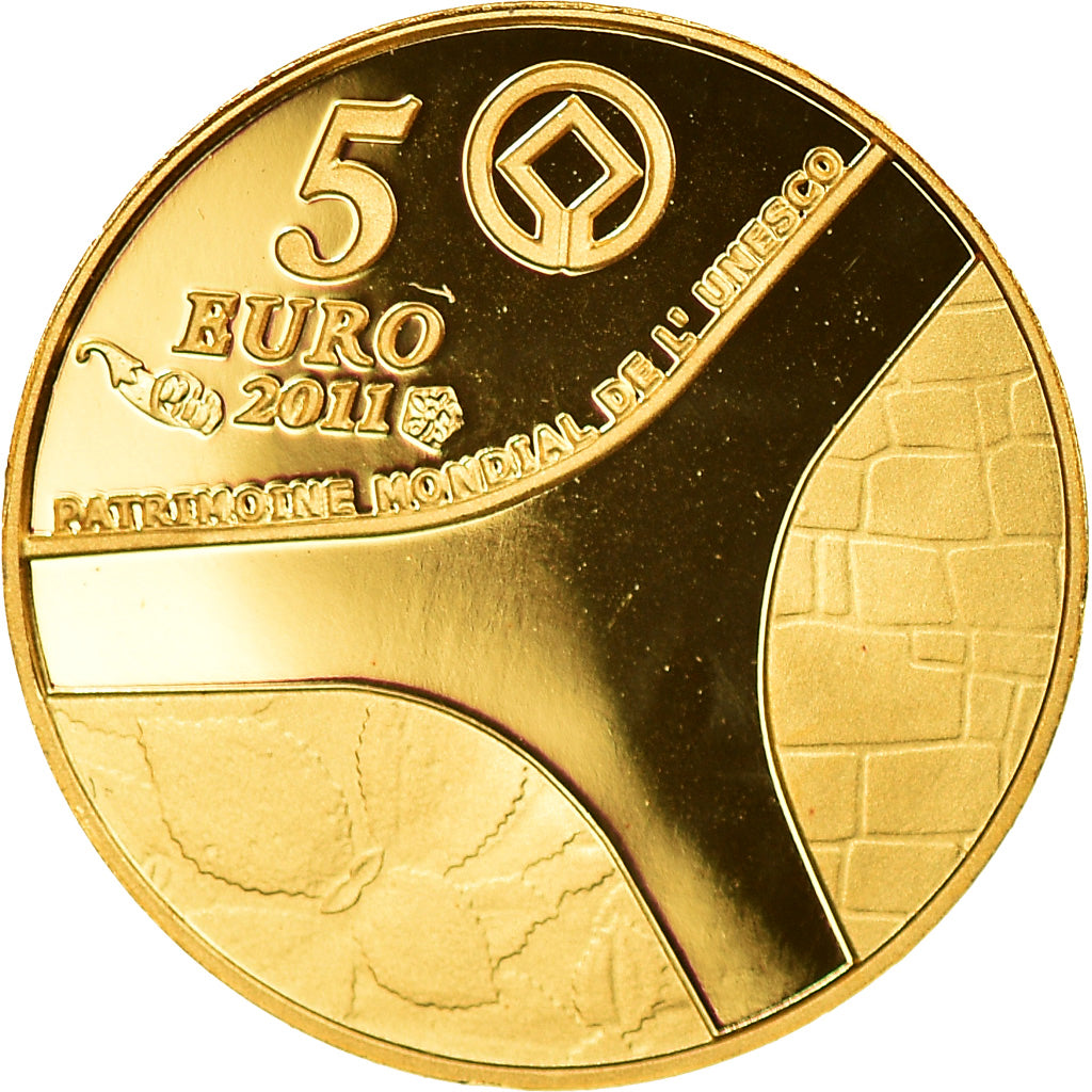 Frankreich, 5 Euro, Le Château de Versailles, 2011, Paris, BE, STGL, Gold