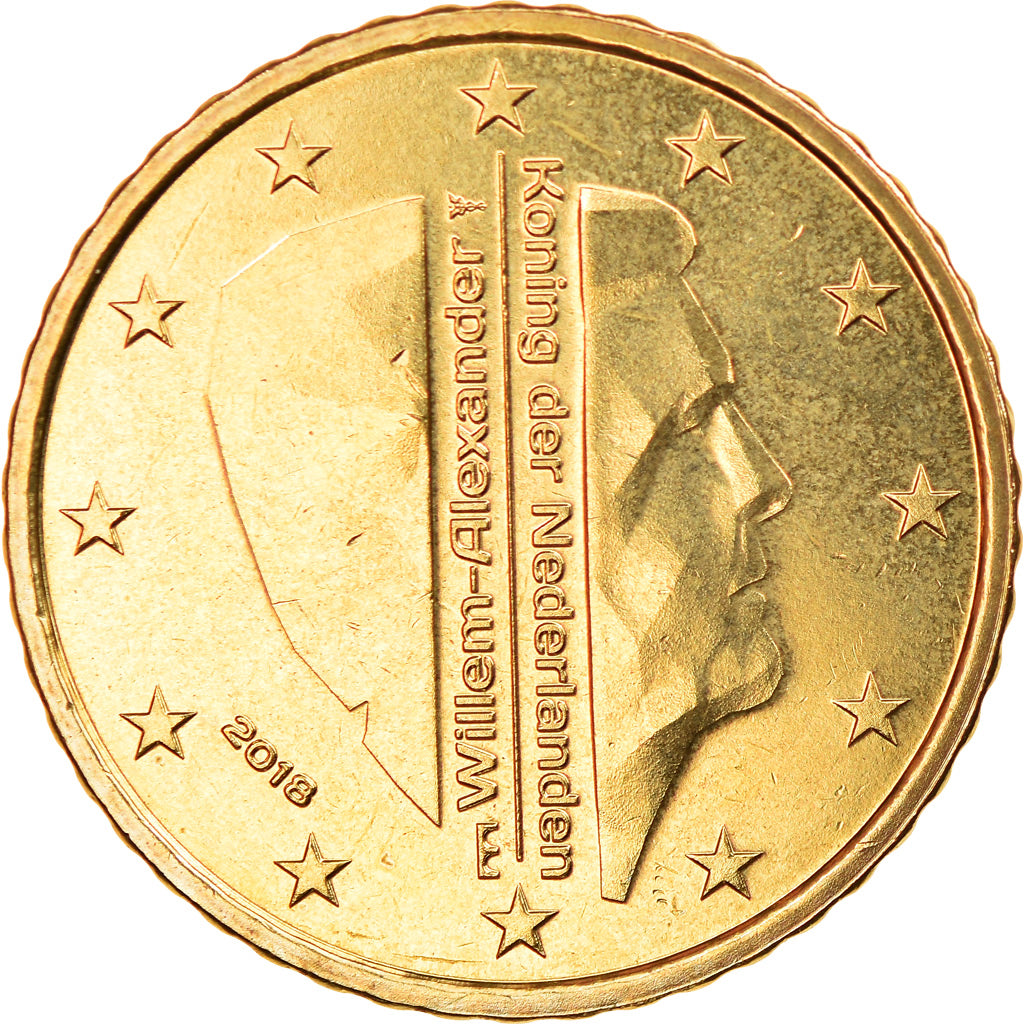 Nederland, 50 Euro Cent, 2018, UNC-, Tin, KM:New