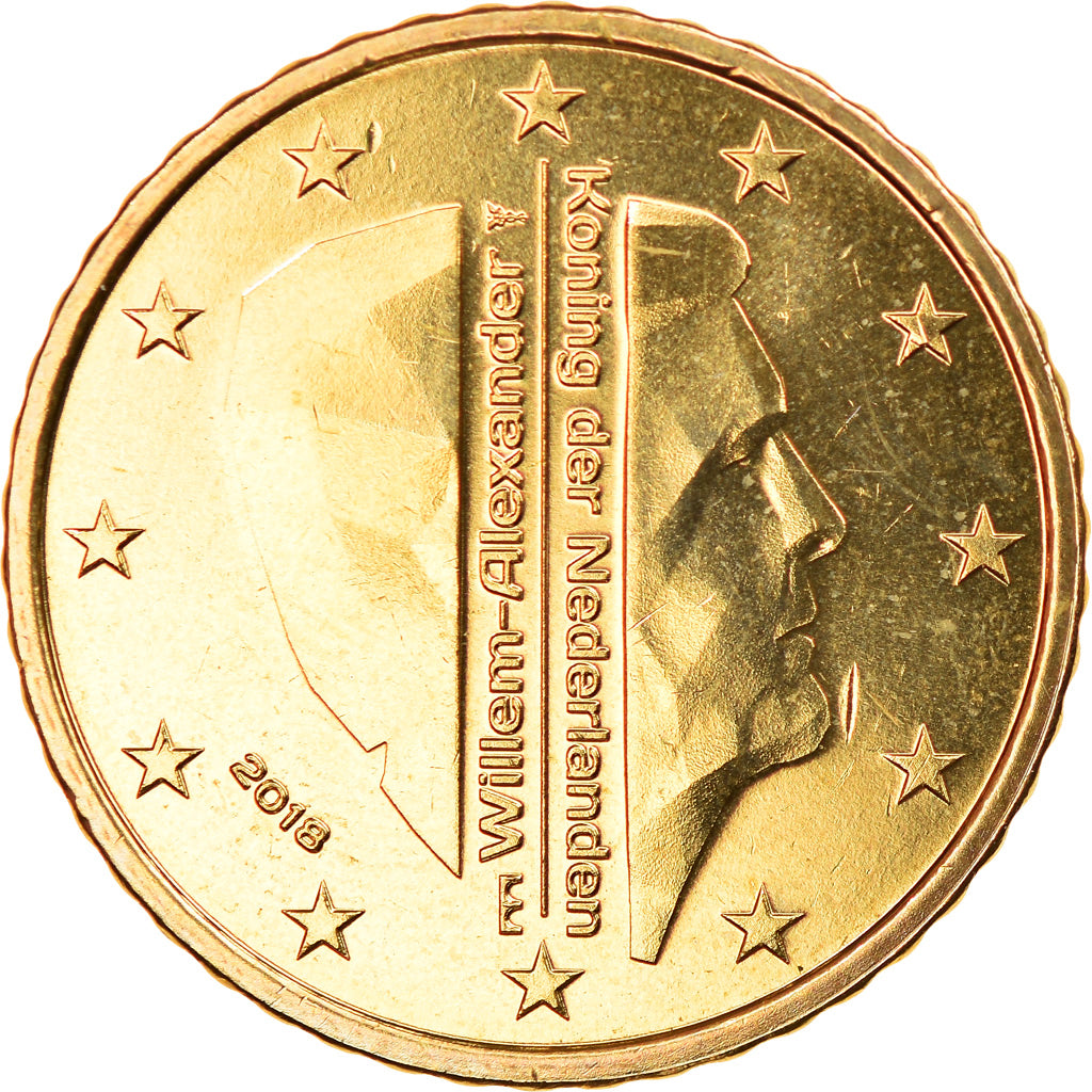 Nederland, 50 Euro Cent, 2018, UNC-, Tin, KM:New