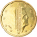 Holandia, 20 Euro Cent, 2018, MS(63), Mosiądz, KM:New