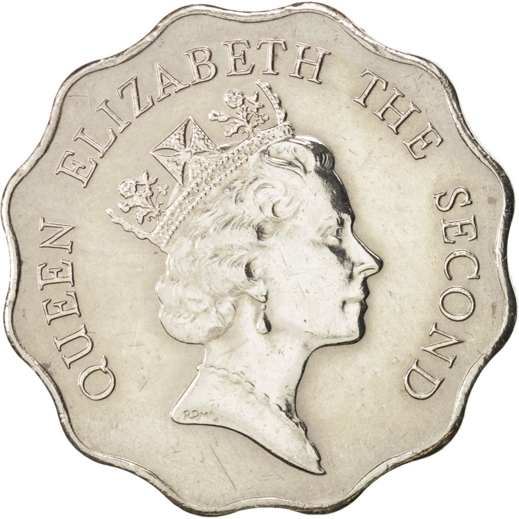 Hong Kong, Elizabeth II, 2 Dollars, 1985, SS+, Copper-nickel, KM:60