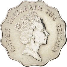 Hong Kong, Elizabeth II, 2 Dollars, 1985, SS+, Copper-nickel, KM:60