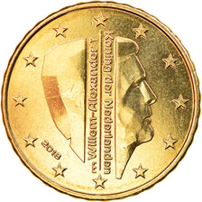 Netherlands, 10 Euro Cent, 2018, MS(63), Brass, KM:New
